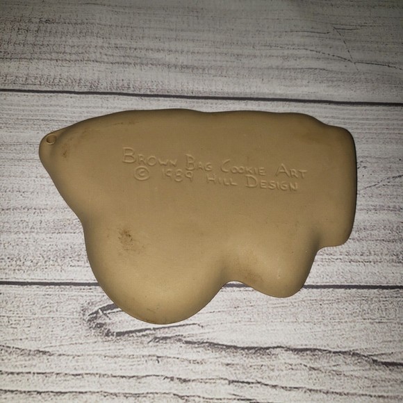 Vintage Brown Bag Cookie Art Santa Claus Cookie Mold 1989 Hill Design Christmas - Picture 3 of 7